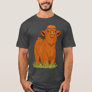 Highland Koe Farmer Scottish Cattle T-shirt