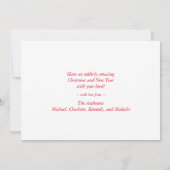 Highland Koe Flat Christmas Kaart (Achterkant)