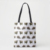 Highland Koe Frenzy All Over Print Bag Tote Bag (Voorkant)
