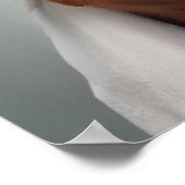 Highland Koe Funny Gezichtsmasker Badkamer Poster (Hoek)