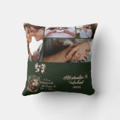 Highland Koe Gelukkig Kerstmis Mevrouw en Mijnheer Kussen (Achterkant)