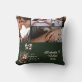 Highland Koe Gelukkig Kerstmis Mevrouw en Mijnheer Kussen (Voorkant)