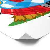 Highland Koe Golf Poster (Hoek)