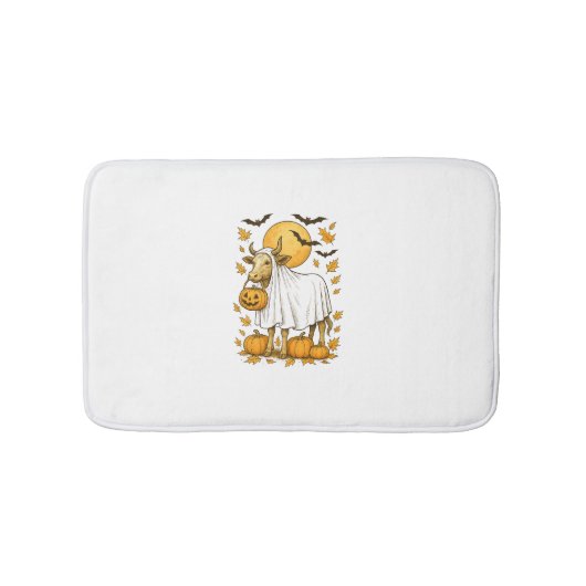 Highland Koe Halloween in spookkostuum Badmat (Voorkant)