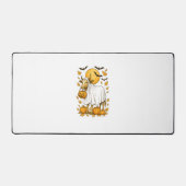 Highland Koe Halloween in spookkostuum Bureaumat (Voorkant)