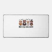 Highland Koe Halloween Spooky Seizoen (2) Bureaumat (Voorkant)