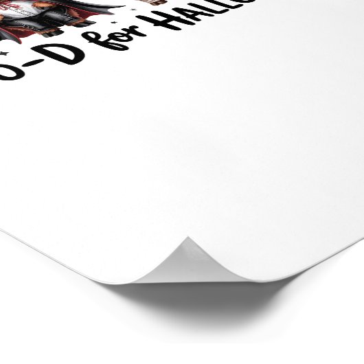 Highland Koe Halloween Spooky Seizoen (2) Poster (Hoek)