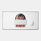 Highland Koe Halloween Spooky Seizoen Bureaumat (Keyboard & Muis)