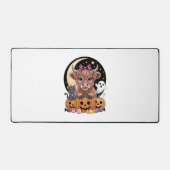 Highland Koe Halloween Spooky Seizoen Bureaumat (Voorkant)