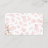 Highland Koe Holy Koe baby shower Enclosure Kaart (Achterkant)