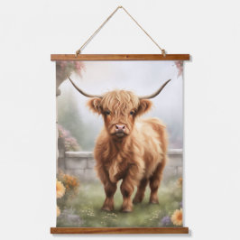 Highland koe home decor hangend wandkleed