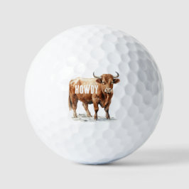 Highland Koe Howdy Golfballen