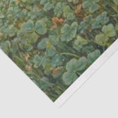 Highland Koe in een Clover Field Decoupage Tissuepapier (Detail)