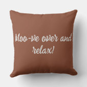 Highland koe in hoofdkleding 2 van 4 kussen (Achterkant)