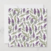 Highland Koe in Snow Waterverf Custom Christmas Feestdagenkaart (Achterkant)