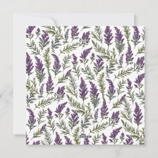 Highland Koe in Snow Waterverf Custom Christmas Feestdagenkaart (Achterkant)