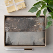 Highland Koe in winterlandschap Decoupage Tissuepapier (Geschenk)