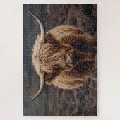 Highland Koe Jigsawpuzzel Legpuzzel (Verticaal)
