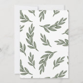 Highland koe, jongen baby shower uitnodiging (Achterkant)