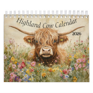 Highland Koe Kalender 2025