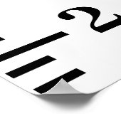 Highland Koe Kalf Groei Grafiek Poster (Hoek)