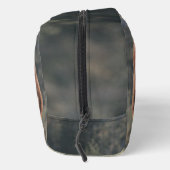 Highland koe kalf herfstgras monogram initiaal toilettasje (Rechts)