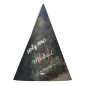 Highland koe kalf monogram eerste verjaardagsfeest feesthoedjes (Links)