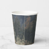 Highland koe kalf monogram eerste verjaardagsfeest papieren bekers (Rechts)