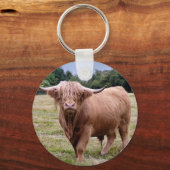 Highland Koe Keyring Sleutelhanger (Voorkant)