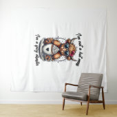 Highland Koe Koffie, Koffie Koe Wandkleed (In Situ (horizontaal))