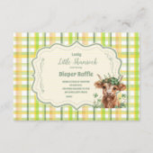 Highland Koe Lucky Little Shamroc Diapper Raffle Informatiekaartje (Voorkant)