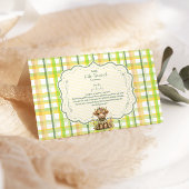 Highland Koe Lucky Little Shamrock Boeken voor Bab Informatiekaartje