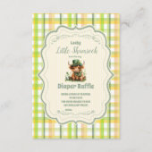 Highland Koe Lucky Little Shamrock Diapper Raffl Informatiekaartje (Voorkant)