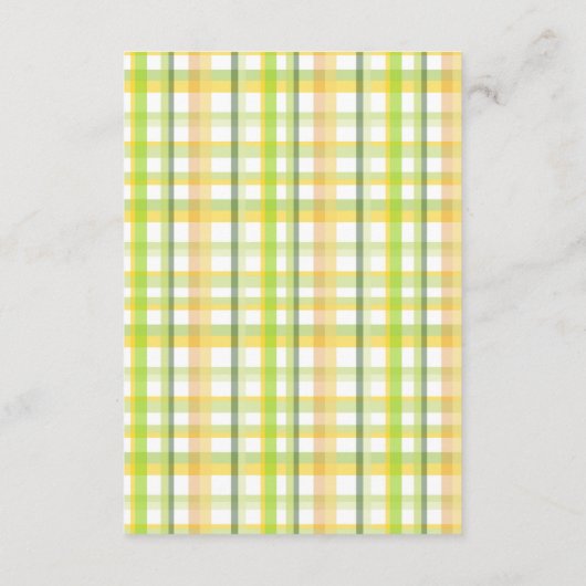 Highland Koe Lucky Little Shamrock Diapper Raffl Informatiekaartje (Achterkant)