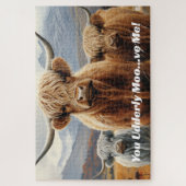 Highland Koe Majestic Trio 20 x 30 Legpuzzel (Verticaal)