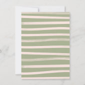 Highland Koe mammie en Baby shower florroze Kaart (Achterkant)