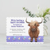 Highland Koe Mastodon Kaart (Staand voorkant)