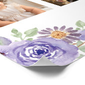 Highland Koe Meisje Verjaardag Foto Milestone Post Poster (Hoek)