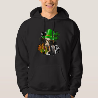 Highland Koe met C St Patrick Day Leopard Horse S Hoodie