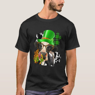 Highland Koe met C St Patrick Day Leopard Horse S T-shirt