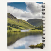 Highland Koe met Elliot Ancient Tartan Sjaal Notitieboek (Achterkant)