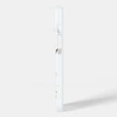 Highland Koe met gele zonnebloemkroon Case-Mate iPhone Case (Achterkant / Links)