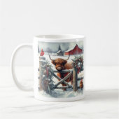 Highland Koe met Kardinaal & Kip gepersonaliseerd Koffiemok (Links)