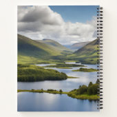 Highland Koe met MacKenzie Jurk Tartan Sjaal Notitieboek (Achterkant)