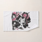 Highland Koe met Pet Bad Handdoek (Handdoek)