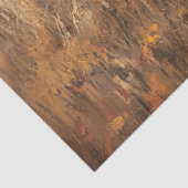 Highland Koe met pompoenen Tissuepapier (Detail)