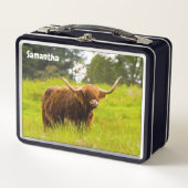 Highland Koe Metal Lunchbox (Voorkant)