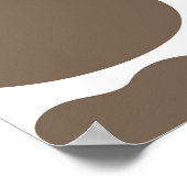 Highland Koe Mijn eerste Rodeo 1e Verjaardag Poster (Hoek)