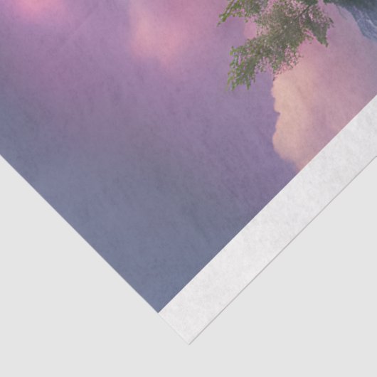 Highland Koe Mountain Boerderij Tissuepapier (Detail)