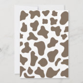 Highland Koe Niet mijn eerste Rodeo Koe Print Verj Kaart (Achterkant)